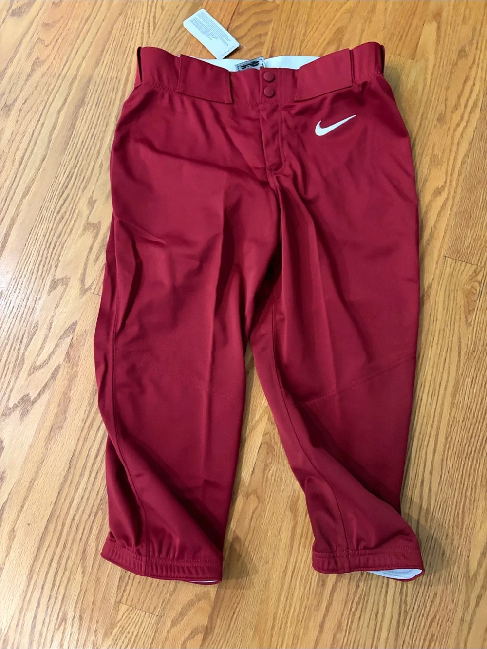 Nike ladies crimson Baseball Pants